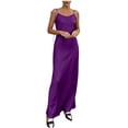 thumbnail image 3 of Sentmoon Robe d'Invitée de Mariage Robes de Cocktail Formelles pour Femmes Invitée de Mariage Été 2026 Couleur Unie Sans Manches Dos Nu Coupe Régulière Bretelles Spaghetti Robe pour Femme P-TTG, 3 of 9