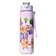 thumbnail image 1 of Botella de agua Capybara de 700 ml con pajita y asa, linda taza de viaje for niños y adultos, 1 of 6