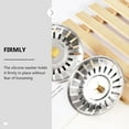 thumbnail image 3 of 10pcs Kitchen Sink Drain Cover for Sink Stainless Steel Silver Keeps Clean Tidy, 3 of 8