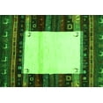 thumbnail image 1 of Ahgly Company Indoor Rectangle Abstract Green Contemporary Area Rugs, 6' x 9', 1 of 1