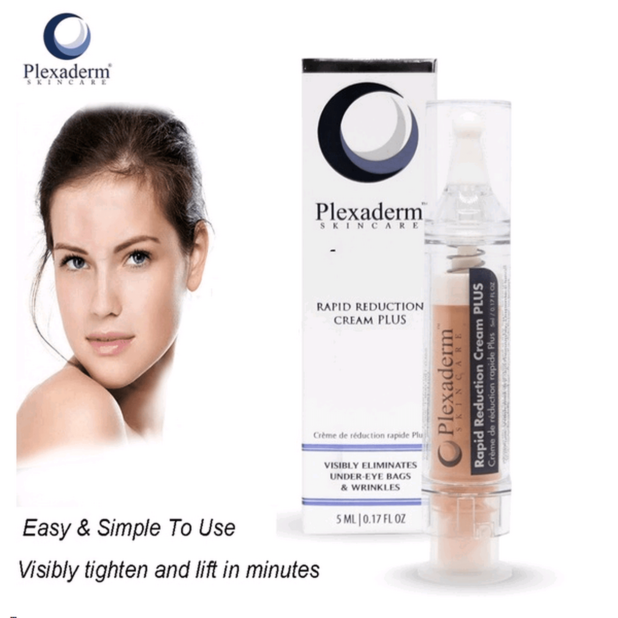 36 ml/ 1.2 FL OZ Plexaderm Rapid Reduction Cream removes baggy eyes wholesa...