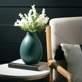 thumbnail image 6 of Sullivans 9" Matte Green Teardrop Vase, Ceramic, 6 of 10