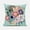 Mint Pink Green, variant on Amrita Sen Designs CAPL907FSDS-ZP-18x18 18 x 18 in. Friendship Bouquet Suede Zippered Pillow with Insert - Mint, Pink & Green