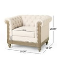 thumbnail image 5 of Noble House Glencoe Club Chair, Beige, 5 of 7