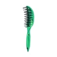 thumbnail image 2 of Loewten Detangling Hairbrush, High Temperature Resistant Nylon ABS Electroplating Ribs Comb ComfortableHold Smooth Comb Teeth For Men For Thin Hair For Girl, 2 of 8