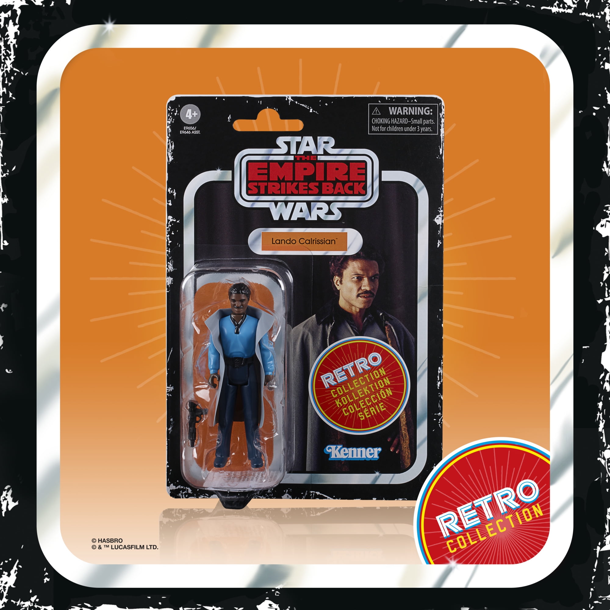 Star Wars The Empire Strikes Back: Retro Collection Lando Calrissian Kids Toy Action Figure for Boys and Girls (4")