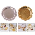 thumbnail image 5 of 2 PCS Acero inoxidable Alimentos Servir bandejas Alimentos Placas de Postre Fruta Placas, 5 of 5