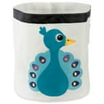thumbnail image 4 of E-Living Store Collapsible Storage Bin Basket for Bedroom, Nursery, Playroom and More 17x18" Diameter - Peacock, 4 of 4