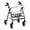 Cat Paw Print, variant on HELLHERO Blue-toned Rock Texture Seat & Back Covers Anti-Slip Cover Washable Rollator Walker Seat Back Cover and Protection Covers for The Elderly