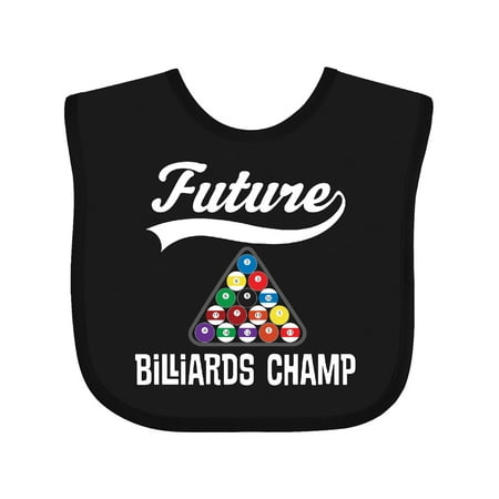 

Inktastic Future Billiards Champ Gift Baby Boy or Baby Girl Bib