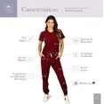 thumbnail image 4 of Conjunto Medico Antifluidos Pijama Quirurgica Jogger Scrub, 4 of 8