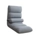 thumbnail image 5 of Silla suelo con respaldo, sillón reclinable tipo sofá para ver la televisión, plegable, para niños, con 5 posiciones ajustables. Gris, 5 of 8