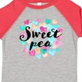 thumbnail image 4 of Inktastic Sweet Pea Hearts Boys or Girls Toddler T-Shirt, 4 of 5