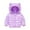 Purple, variant on Edvintorg 12M-5T Cute Baby Girls Winter Clothes Kids Light Down Coats with Ear Hoodie Spring Girl Jacket Toddler Children Clothing for Boys Coat