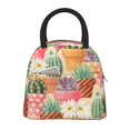 thumbnail image 1 of Disketp Succulent And Cactus Bolsa Térmica para Almuerzo, Lonchera con Abertura Amplia y Gran Capacidad, Organizador Reutilizable para Mujeres, Hombres y Adultos, 1 of 6