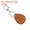 Brown, variant on Leather Key Fob, 4 Pack PU Leather Key Fobs Key Chain Holder for ID Key Cards, Pink