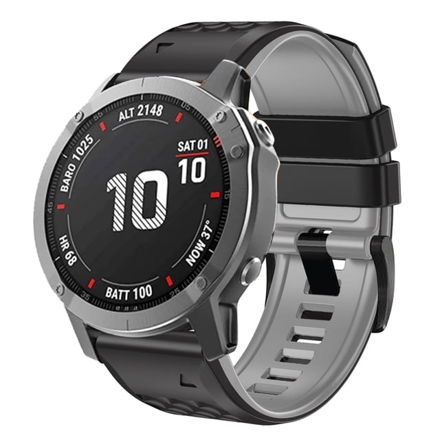 Correa de reloj OUTVI de silicona de 22 mm para Garmin Fenix 5 6 7 Pro