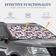 thumbnail image 4 of Fotbe Lilies Flowers 2-Piece Car Windshield Sun Shade | Sun Blocker for Car Windshield | Foldable Automotive Interior Accessories for Sun Protection-Large, 4 of 7