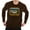 Chestnut, variant on Oversized Yellowstone Painting Cotton Premium Long Sleeve Graphic Shirt - Chestnut XL