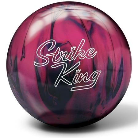 Brunswick Strike King Bowling Ball- Purple/Pink (Best Bowling Ball For Strikes)