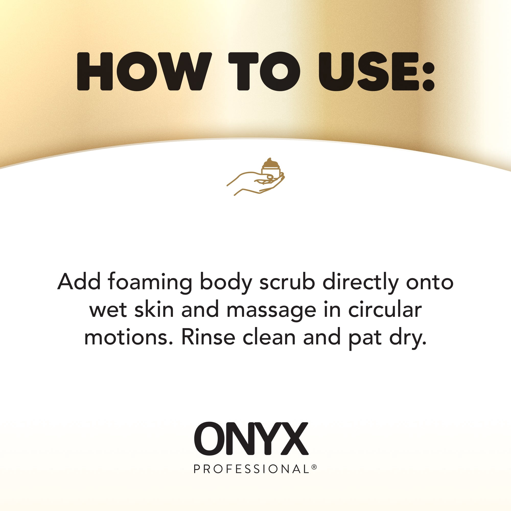 ONYX Professional Mini Foaming Sugar Scrub Gift Set, 4 Piece, 4 oz Each