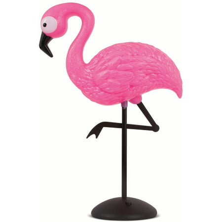 Flamingo Decor Pink Standing Lamp - LED Light Up Novelty Desk