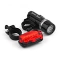 thumbnail image 4 of Hearth & Gear "LED Front And Rear Light Set Black Front Light With Tail Light Rechargeable Easy Install" Airplane Approved Stroller Rechargeable Bike Lights Front And Back Cycle Headlight A Frame Bike, 4 of 6