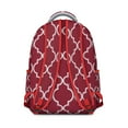 thumbnail image 3 of Vintage Inspired Boho Backpack - 17" Laptop Compartment, Tribal Print Design, Roomy Daypack for School, Work & Commuting, Durable & Stylish for Students, 3 of 6