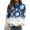 Blue, variant on YVNAURA Autumn Winter Christmas Sweatshirt for Women Flannel Pullover Cute Long Sleeve Holiday Top Crew Neck Festive Sweatshirt Cozy Warm Pullover Xmas Gift for Her, Green,L