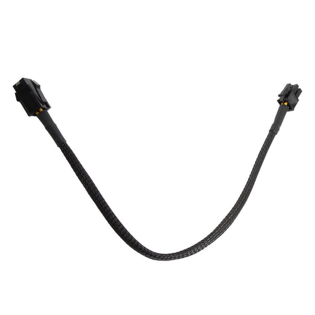 Cable de extensión de alimentación de CPU con funda ATX de 4 pines P4 macho a ATX P4 hembra