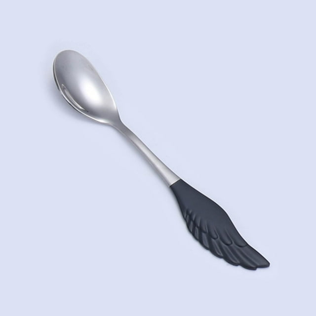 304 Stainless Steel Lovers Coffee Spoon Valentine's Day Dessert Spoon Fork Gift Tableware