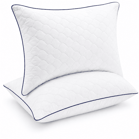 SORMAG Bed Pillows for Sleeping Queen Size 20" x 30" Hypoallergenic Pillow for Side and Back Sleeper Soft Supportive Hotel Collection Pillows Set of 2 Pack Down Alternative Pillow for Bed