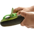 thumbnail image 3 of Norpro Grip-EZ Stainless Steel Blade Swivel Fruit & Veggie Peeler - Green, 3 of 6