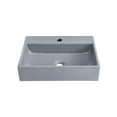 thumbnail image 2 of Claire 20"  Rectangle Ceramic Vessel Sink in Matte Grey, 2 of 13