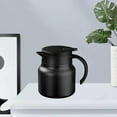 thumbnail image 3 of Taza de con aismiento Taza vientre para viajes Botel de agua térmica Botel de agua para bebidas calientes y frías Camping en hogar negro perfecl Tazas de taza de café aisladas, 3 of 8