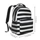 thumbnail image 2 of Fotbe Black And White Stripes Mochila Casual con Estampado para Escuela, Viajes y Actividades al Aire Libre - Duradera, Ligera y Cómoda, 2 of 5