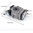 thumbnail image 2 of Carburador para desbrozadora de 52 cc, 49 cc y 43 cc. Kit de carburador con junta, manguera, bujía y filtro de combustible (1 juego)., 2 of 5