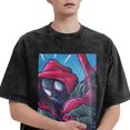 thumbnail image 3 of Spider-Man Men's Vintage Washed Drop Shoulder Short Sleeve T-Shirt, 3 of 7