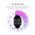 thumbnail image 4 of Reloj inteligente (negro), reloj de fitness con pantalla táctil de 1,83 pulgadas, con monitor de frecuencia cardíaca y sueño, rastreador de actividad física, contador de pasos, modo de ejercicio, ra, 4 of 5