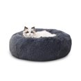 thumbnail image 1 of Cama para gatos grande 60 cm JM Donut gris oscuro lavable antideslizante, 1 of 5
