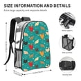 thumbnail image 4 of Kdxio Cute Hens And Rooster Clear Backpack, Transparent Bookbag for School for Women Men, Capacity Clear Bag for College, Travel, 4 of 7