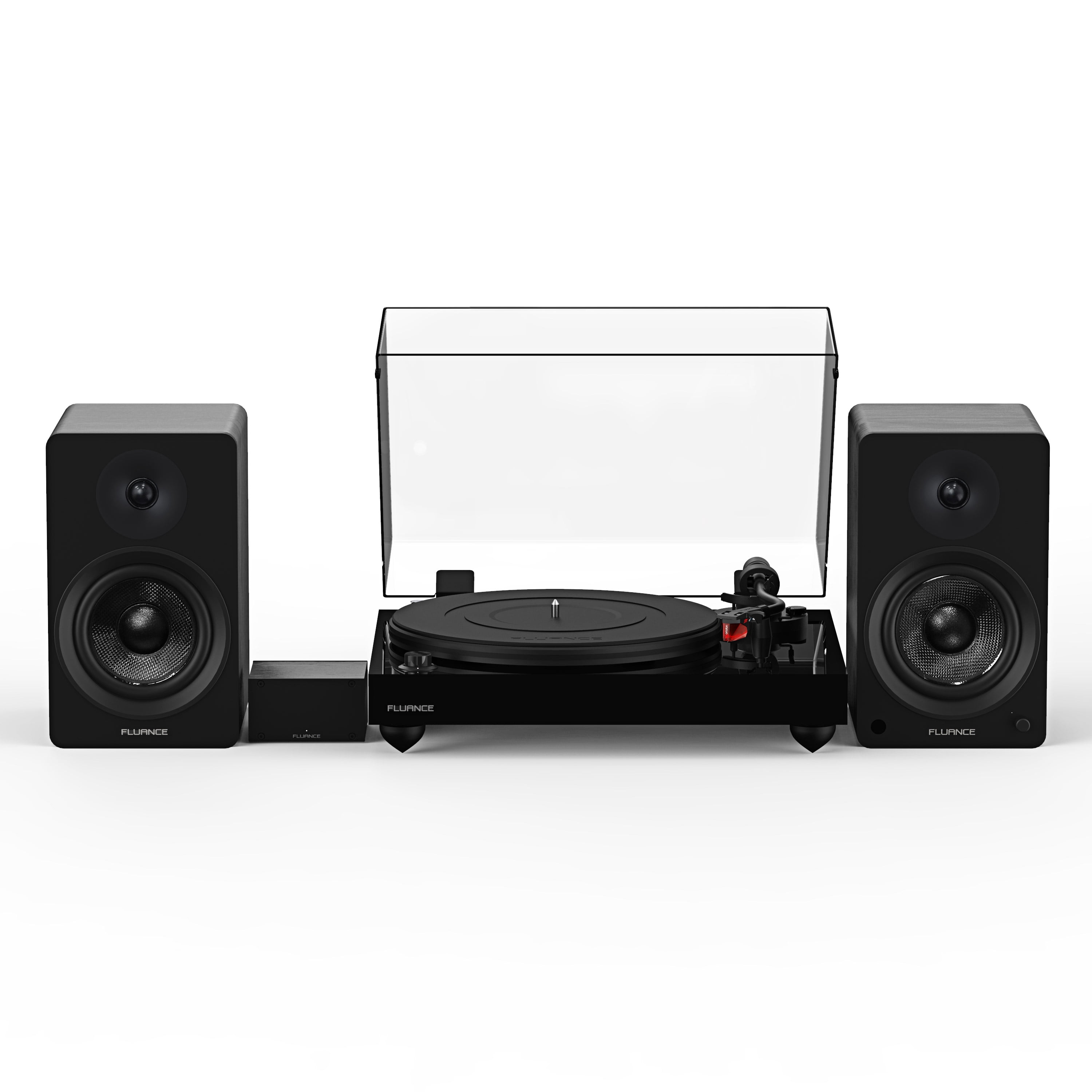 Fluance RT83 Vinyl Turntable, PA10 Preamp, Ai41 Powered 5" Bookshelf