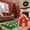Red, variant on Reindeer Christmas Party Mini Golf Game Set, Gingerbread Themed Golf Game with Candy Canes and 6 Balls, Portable Holiday Activity for Main Doors and Parties, Perfect Gift, Red, 1set