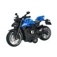 thumbnail image 3 of Juguete de motocicleta para niños, colección de juguetes de moto extraíble, aleación, resistente, simulación de modelo de motocicleta para regalos de Azul, 3 of 9