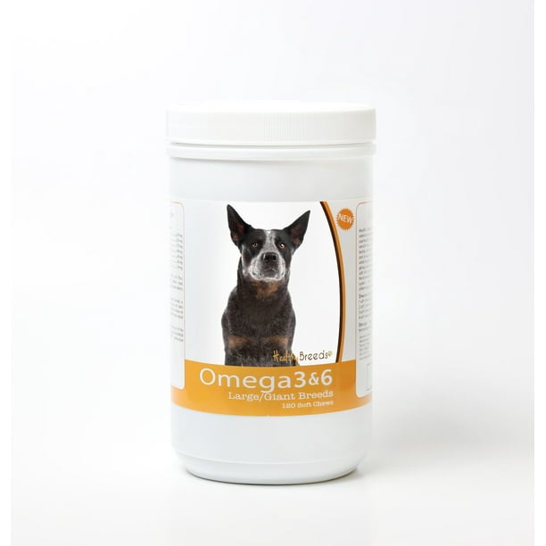 Healthy Breeds Dog Omega 3 & 6 Soft Chews for Australian Cattle Dog