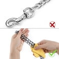 thumbnail image 3 of Heavy Duty 2 Way Dog Lead Metal Chain Double Pet Clip Leash, 3 of 6