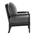 thumbnail image 5 of OSP Home Furnishings Eliza Spindle Chair in Charcoal Fabric, 5 of 9