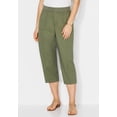 thumbnail image 4 of Catherines Women's Plus Size Stretch Knit Waist Cargo Capri, 4 of 6