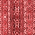 thumbnail image 1 of Ahgly Company Machine Washable Indoor Square Southwestern Red Country Area Rugs, 3' Square, 1 of 4