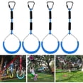 thumbnail image 3 of Outdoor Gymnastics Rings Set - 4 Pack for backyard fun, compatible with Ninja Course & Monkey Bars, perfect for Climbing Adventures, 3 of 5